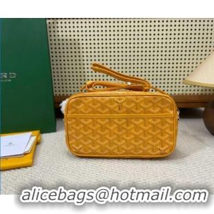 Hot Sell Discount Goyard Original Cap-Vert Camera Bag G45 Yellow