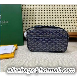 Best Grade Goyard Original Cap-Vert Camera Bag G45 Navy Blue