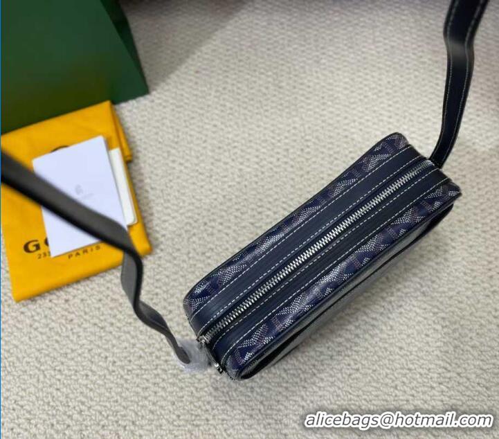 Best Grade Goyard Original Cap-Vert Camera Bag G45 Navy Blue