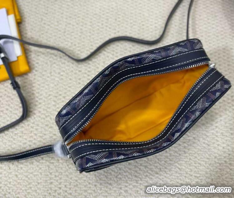 Best Grade Goyard Original Cap-Vert Camera Bag G45 Navy Blue