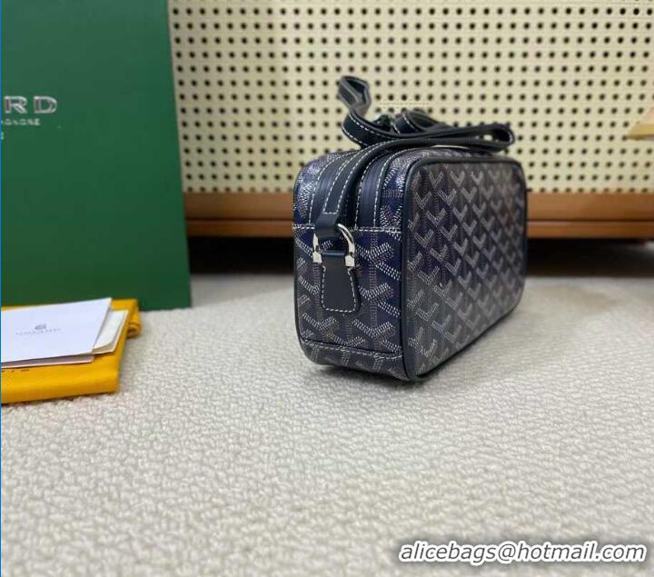 Best Grade Goyard Original Cap-Vert Camera Bag G45 Navy Blue