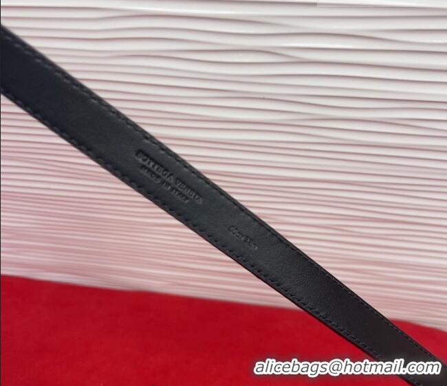 Buy Discount Bottega Veneta Intrecciato Leather Belt 2cm with Pin Buckle BV26010401 White 2025