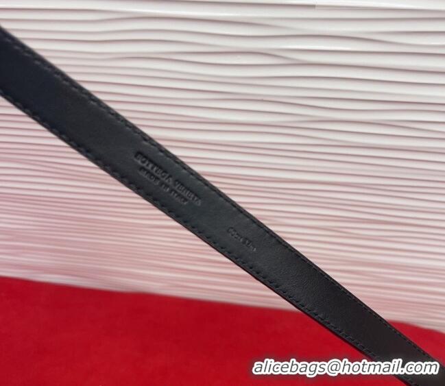 Grade Quality Bottega Veneta Intrecciato Leather Belt 2cm with Pin Buckle BV26010401 Beige 2025