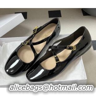 Lower Price Dior Very Dior Ballet Flats in Patent Leather Black 2026 0303013