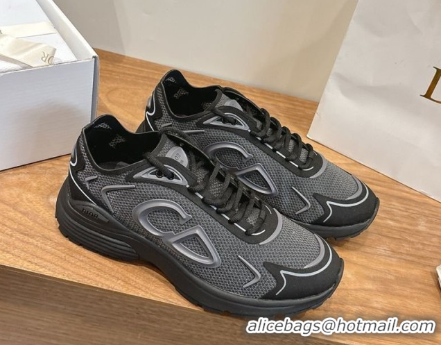 Best Product Dior B30 Countdown Tech Sneakers in Semi-Transparent Mesh, Technical Fabric and Rubber Black/Grey 2026 0303