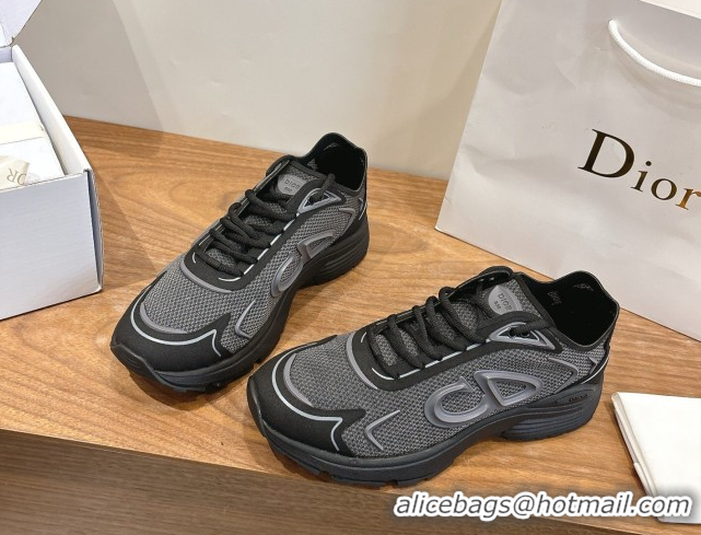 Best Product Dior B30 Countdown Tech Sneakers in Semi-Transparent Mesh, Technical Fabric and Rubber Black/Grey 2026 0303