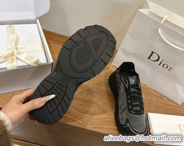Best Product Dior B30 Countdown Tech Sneakers in Semi-Transparent Mesh, Technical Fabric and Rubber Black/Grey 2026 0303