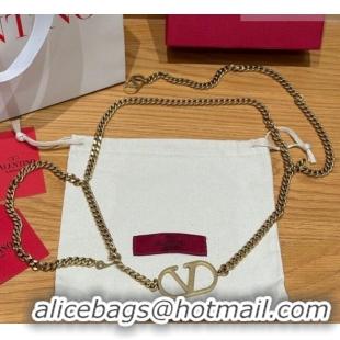 Good Quality Valentino Gold-Tone Chain Belt V0618 2025