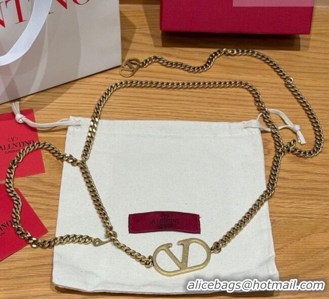 Good Quality Valentino Gold-Tone Chain Belt V0618 2025
