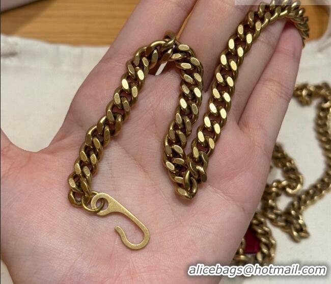 Good Quality Valentino Gold-Tone Chain Belt V0618 2025