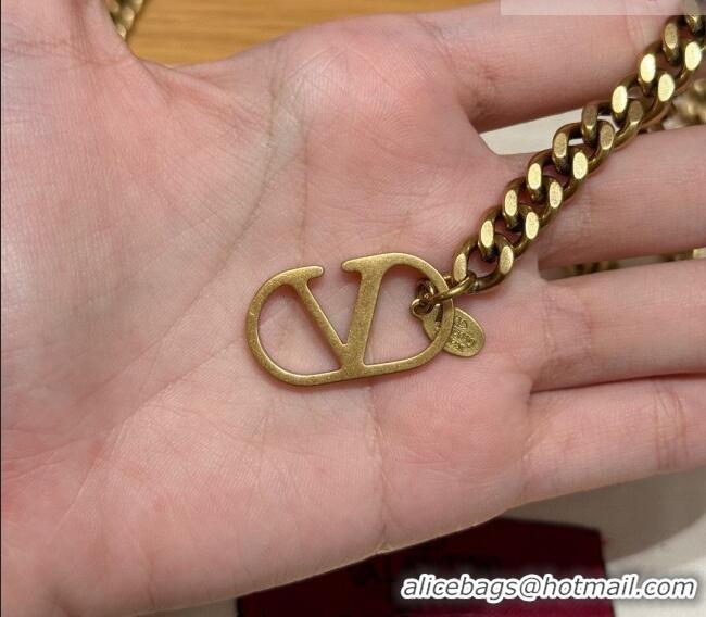 Good Quality Valentino Gold-Tone Chain Belt V0618 2025
