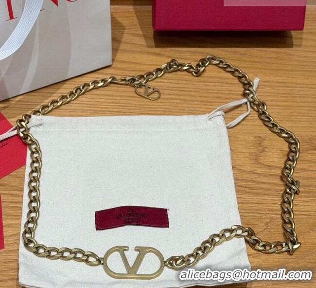 Buy Fashionable Valentino Gold-Tone Chain Belt 0618 2025