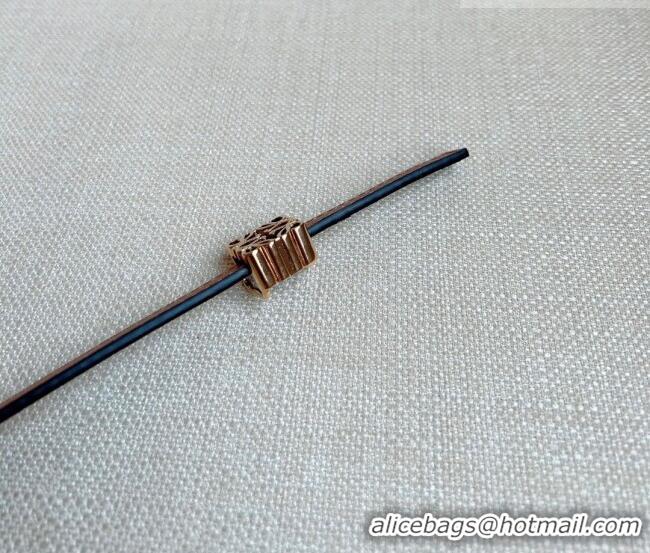 New Cheap Loewe Anagram Belt 1cm in Smooth Calfskin Leather LW091206 Brown/Gold 2025