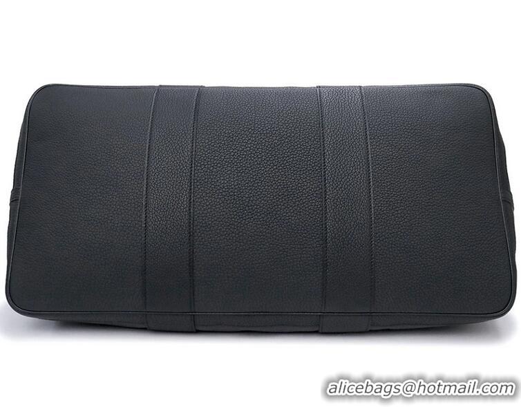 Top Quality Hermes Canvas Garden Party 49cm Voyage Bag H59787 Black/Grey