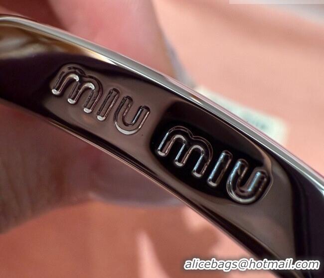 Inexpensive Miu Miu Belt 3.5cm in Suede and Calfskin Leather MM26010402 Light Brown/Silver 2025