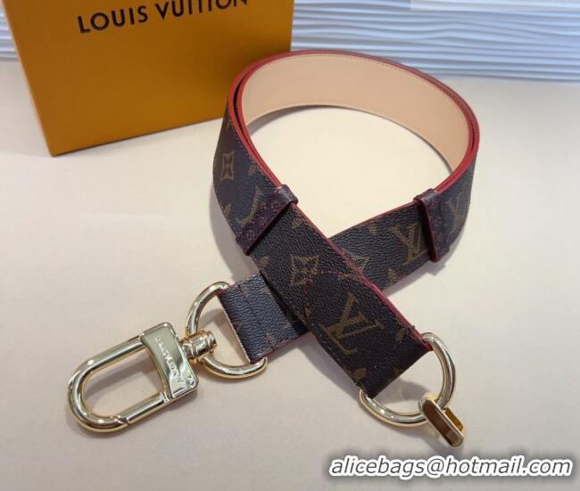Promotional Louis Vuitton Monogram Canvas and Chain Belt 4cm 0820 Nude 2024