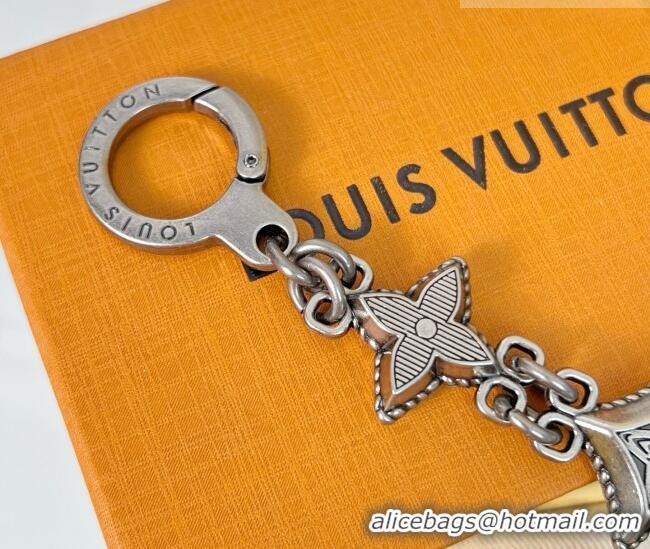 Luxury Cheap Louis Vuitton Western Chain Belt and Bag Charm M02013 Silver 2025
