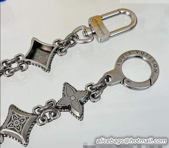 Luxury Cheap Louis Vuitton Western Chain Belt and Bag Charm M02013 Silver 2025
