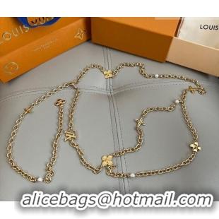 Luxury Discount Louis Vuitton Chain Belt 0317 Gold 2025