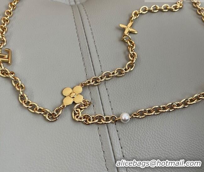 Luxury Discount Louis Vuitton Chain Belt 0317 Gold 2025