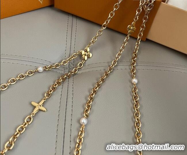 Luxury Discount Louis Vuitton Chain Belt 0317 Gold 2025