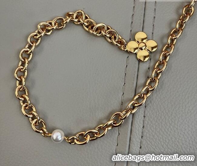 Luxury Discount Louis Vuitton Chain Belt 0317 Gold 2025