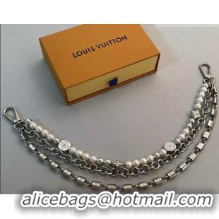 Famous Brand Louis Vuitton Pearls Chain Belt and Bag Charm LV050904 2025