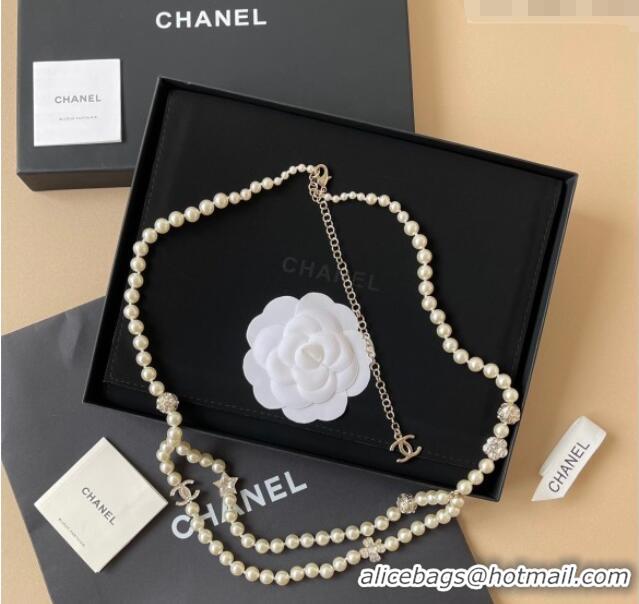 Luxury Cheap Louis Vuitton Pearls Chain Belt LV050906 2025