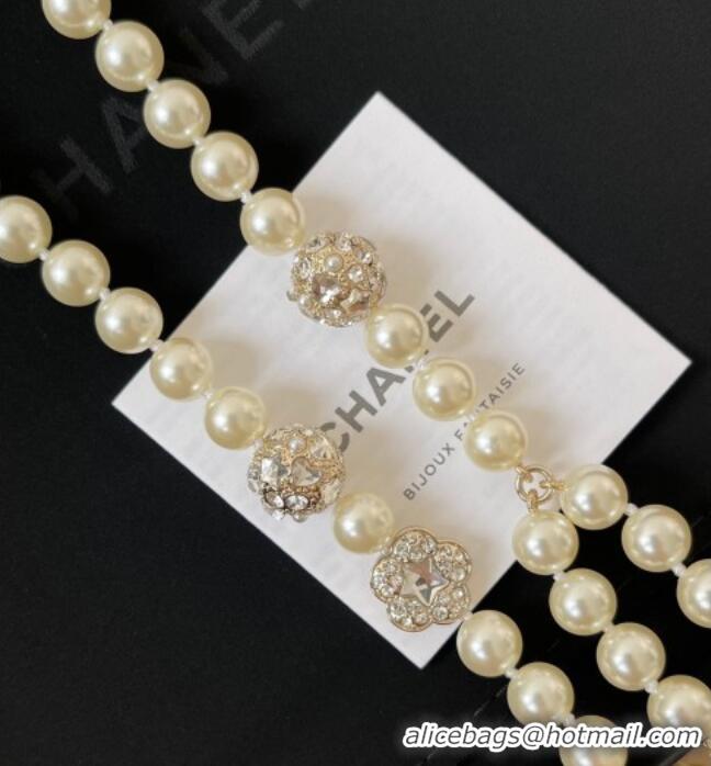 Luxury Cheap Louis Vuitton Pearls Chain Belt LV050906 2025