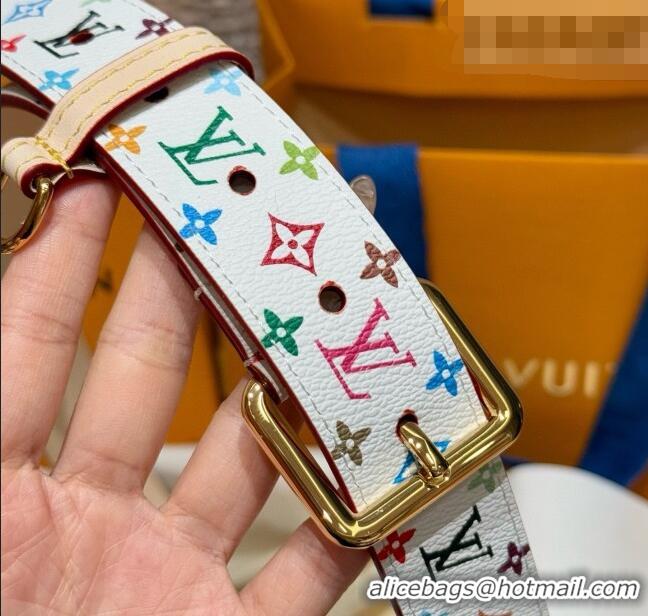 Buy Cheap Louis Vuitton LV x TM Monogram Multicolored Belt 3cm 0617 White 2025