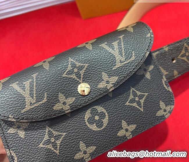 Buy Fashionable Louis Vuitton Monogram Pouch Belt 3cm 0618 2025