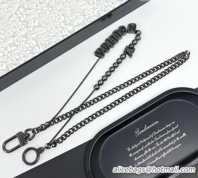 Top Grade Louis Vuitton Chain Belt LV070307 Black 2025