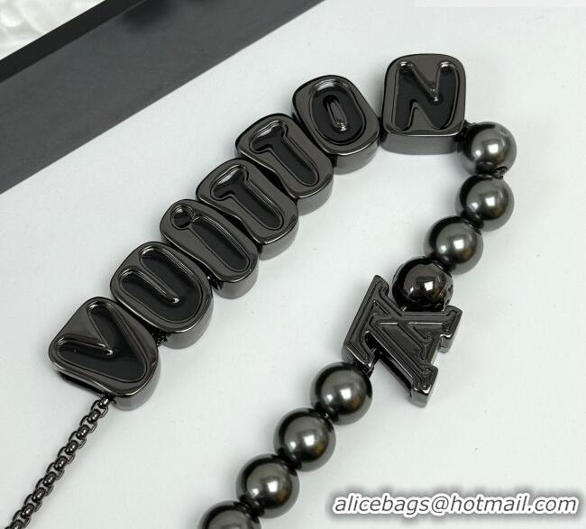 Modern Classic Louis Vuitton Chain Belt LV070309 Black 2025