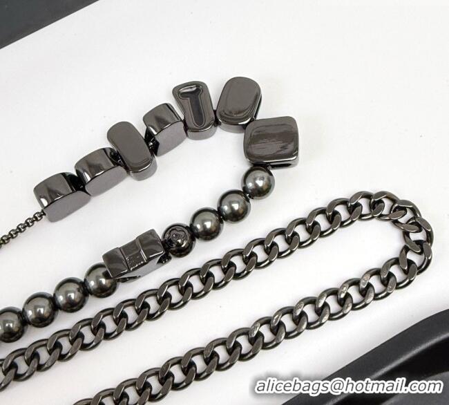 Modern Classic Louis Vuitton Chain Belt LV070309 Black 2025