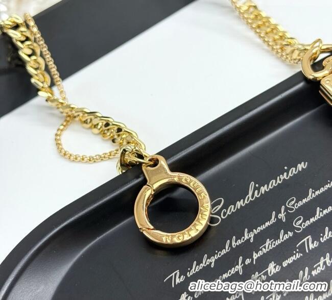 Buy Fashionable Louis Vuitton Chain Belt LV070310 Gold 2025
