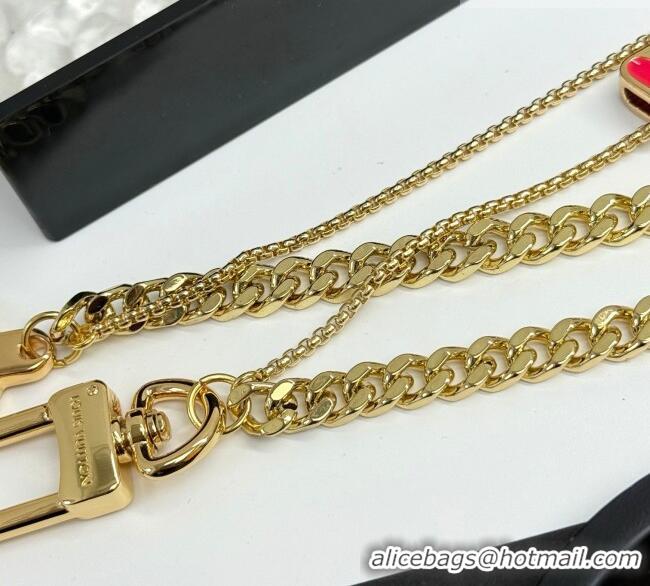 Buy Fashionable Louis Vuitton Chain Belt LV070310 Gold 2025