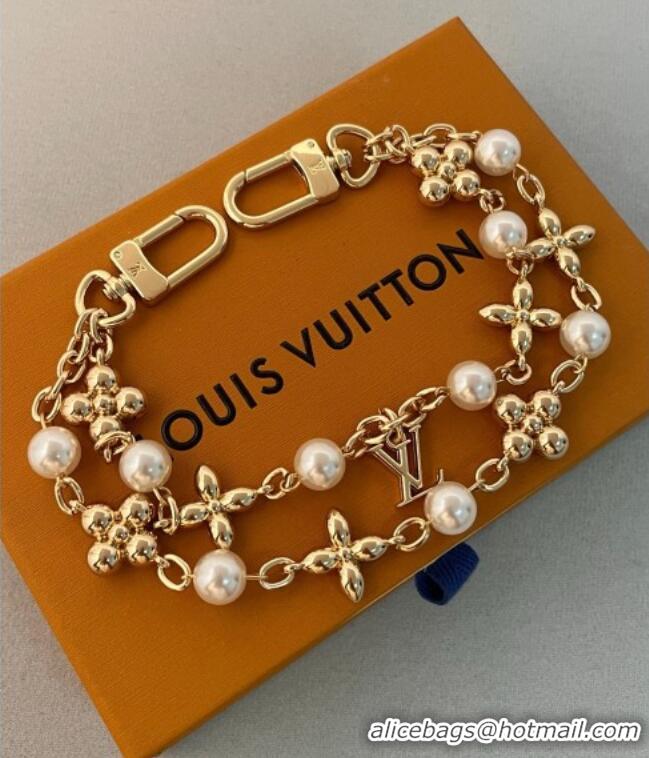 Top Design Louis Vuitton Chain Belt and Bag Charm LV070315 Gold 2025