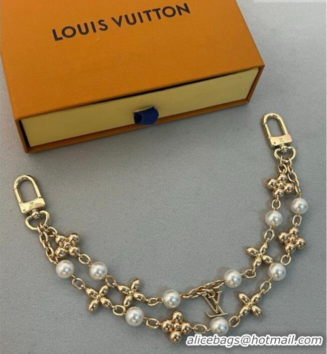 Top Design Louis Vuitton Chain Belt and Bag Charm LV070315 Gold 2025