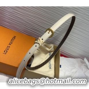 Market Sells Louis Vuitton Darling Ard Belt 1.5cm in Leather LV091201 White2/LV 2025