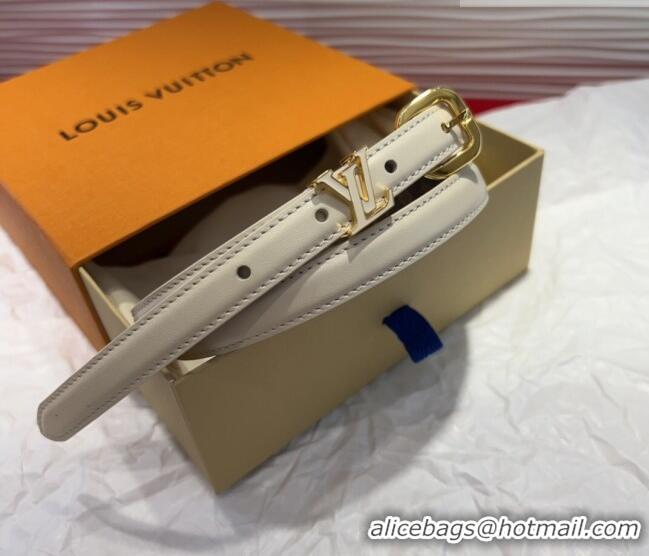 Market Sells Louis Vuitton Darling Ard Belt 1.5cm in Leather LV091201 White2/LV 2025