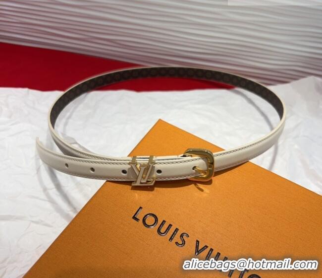 Market Sells Louis Vuitton Darling Ard Belt 1.5cm in Leather LV091201 White2/LV 2025
