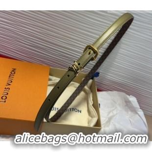 Luxury Cheap Louis Vuitton Darling Ard Belt 1.5cm in Leather LV091201 Green/Black LV 2025