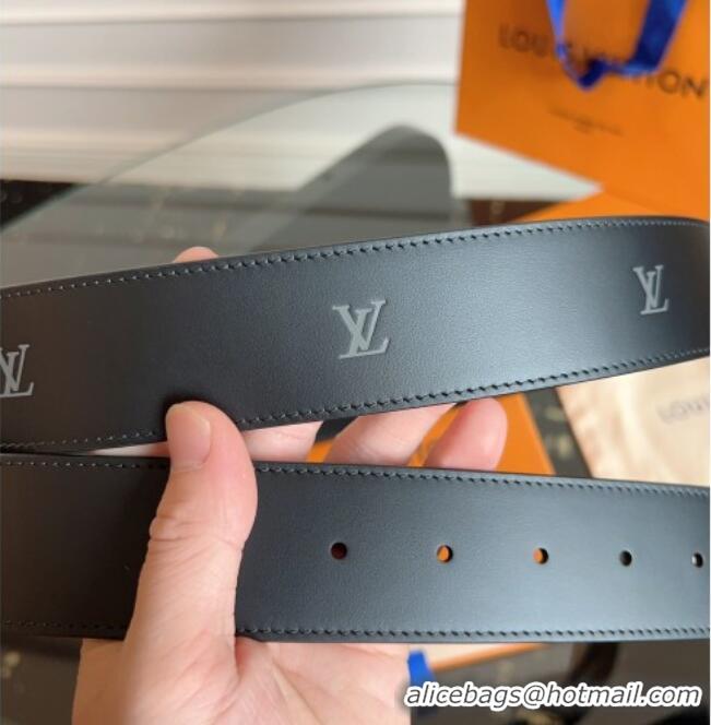 Buy Discount Louis Vuitton LV Embossed Leather Belt 4cm with LV Buckle LV031602 Dark Brown/Shiny Gold 2026