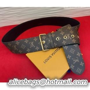 Promotional Louis Vuitton Monogram Canvas Waist Belt 6.5cm with Gold Buckle LV031701 2026