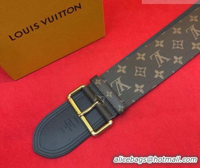 Promotional Louis Vuitton Monogram Canvas Waist Belt 6.5cm with Gold Buckle LV031701 2026