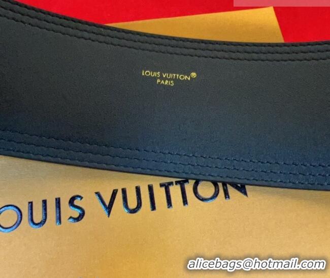 Trendy Design Louis Vuitton Monogram Canvas Waist Belt 6.5cm with Silver Buckle LV031701 2026