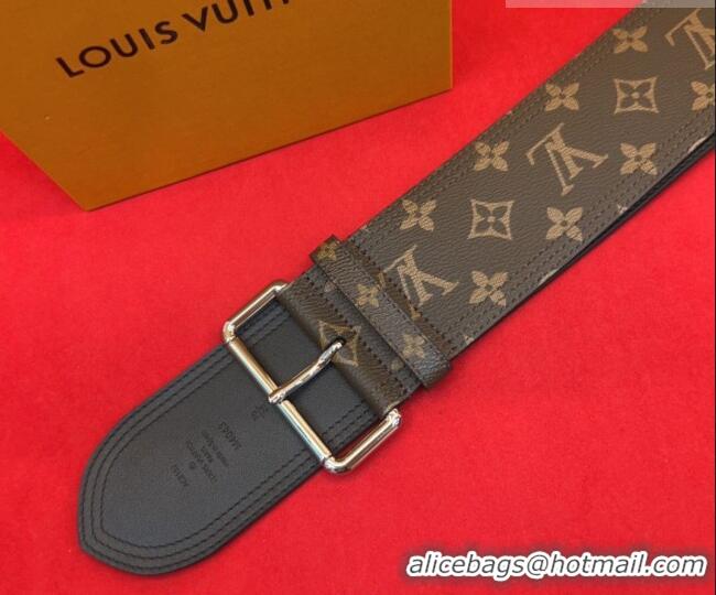 Trendy Design Louis Vuitton Monogram Canvas Waist Belt 6.5cm with Silver Buckle LV031701 2026