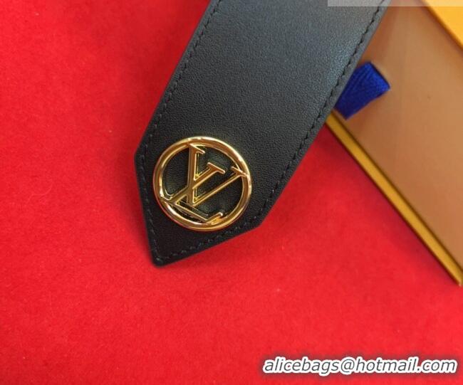 Good Quality Louis Vuitton Tie The Knot Waist Belt 4.5cm in Cafskin Leather LV031703 Black 2026