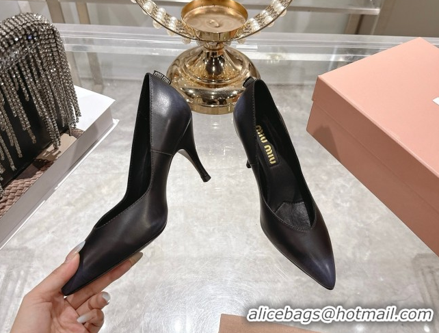 Grade Quality Miu Miu Calf Leather Pumps 7.5cm 5I546E Black 2026