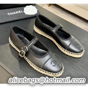 Good Looking Chanel Calfskin Mary Janes in Black Lambskin G47256 Spring Summer 2026